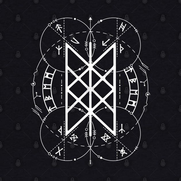 Web of Wyrd | Norse Pagan Symbol by CelestialStudio